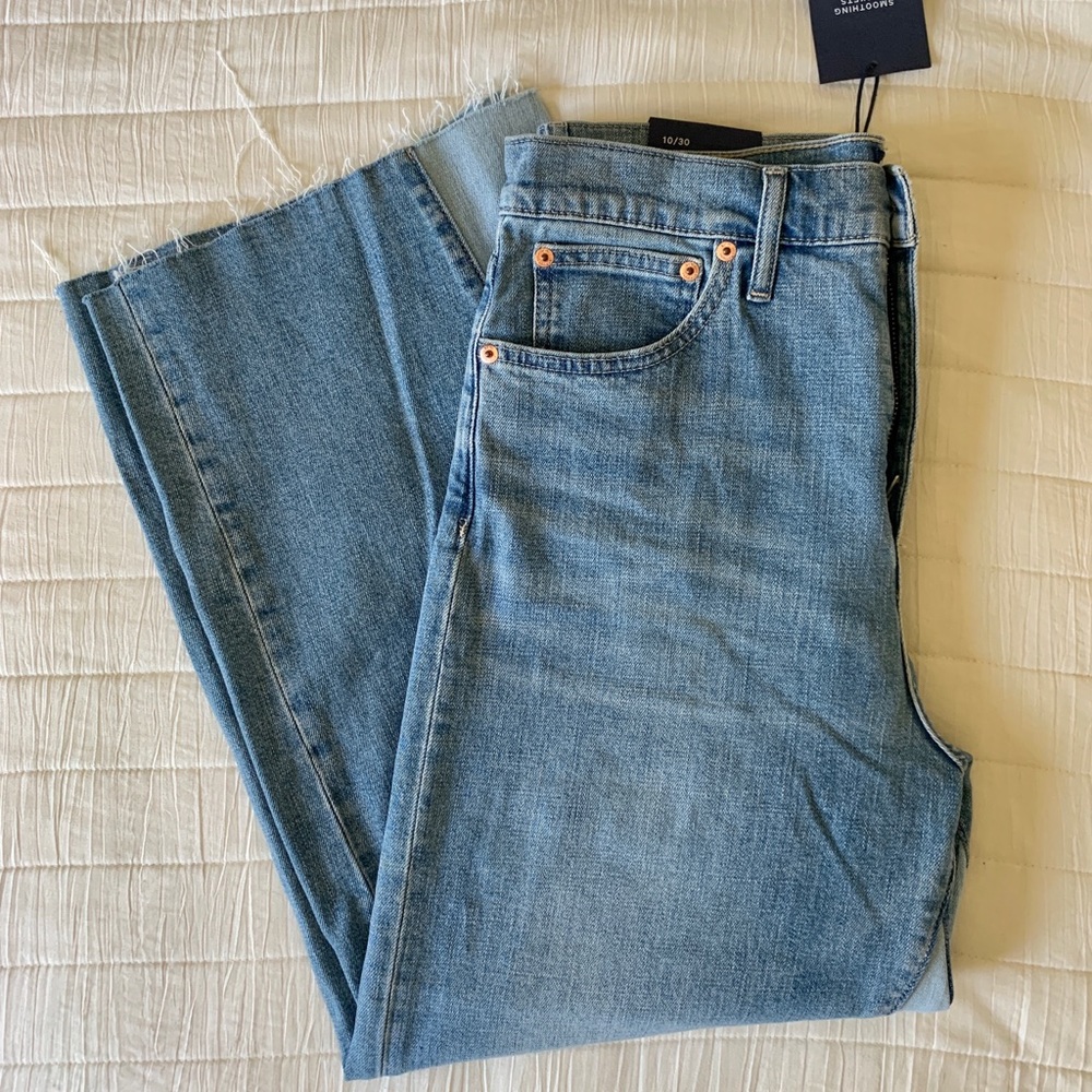 Gap High Rise Wide Leg Ankle Jeans